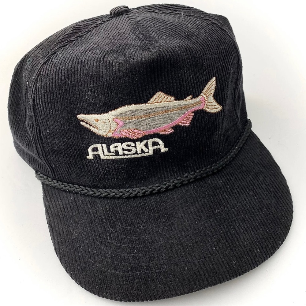 Vintage Corduroy Alaska Trucker Snapback w/ Rope